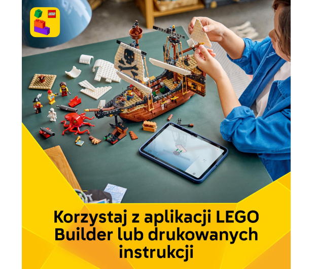 LEGO CREATOR 31387 Legendarny statek piracki - 1529742 - zdjęcie 8